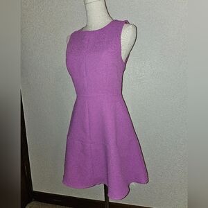 Purple A line mini dress